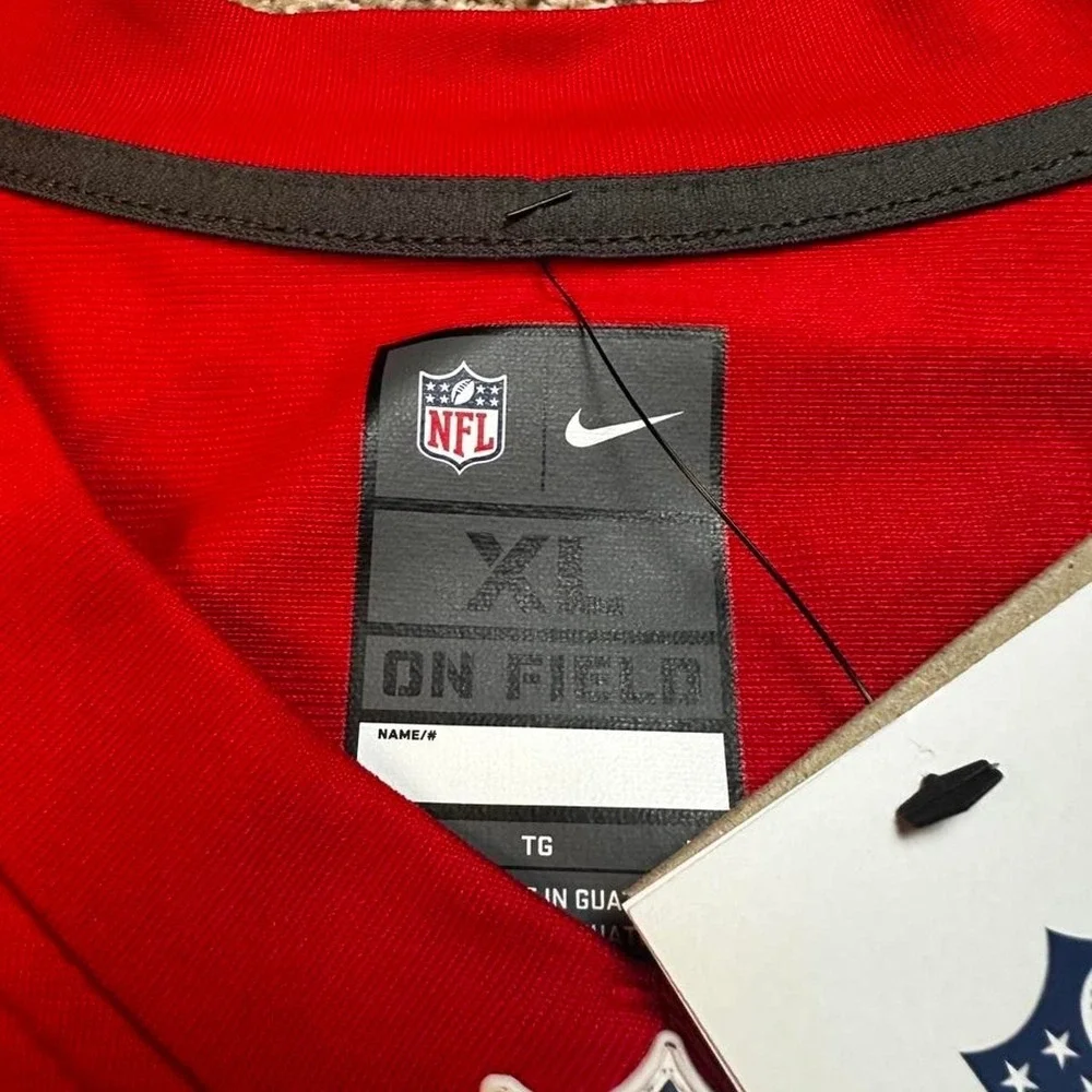 Nike Men's Travis Kelce 87 Kansas City Chiefs Red NFL On Field Jersey XL New